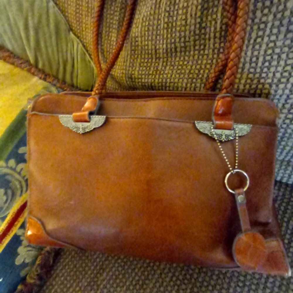 Beautiful brown leather purse